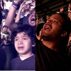 En el vídeo grabado por la madre se puede ver la emoción del niño durante el concierto.-LUIS VAZQUEZ