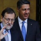 Mariano Rajoy y Xabier García Albiol, durante un reciente encuentro en Madrid.-AGUSTÍN CATALÁN