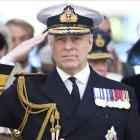 El príncipe Andrés, duque de York, en un desfile en el 2015.-JUSTIN TALLIS (AFP)