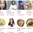 Las cinco instagramers y las cinco youtubers del momento.-EL PERIÓDICO