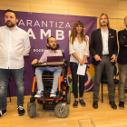 Miguel Holguín, Pablo Echenique, Verónica Mellado, Pablo Fernández e  Israel Álvarez-ICAL