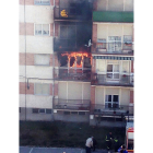Incendio de una vivienda en Cuéllar (Segovia)-ICAL