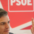 Pedro Sánchez.-/ JOSÉ LUIS ROCA