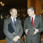 León de la Riva y Ruiz Gallardón durante su etapa como alcalde de Madrid-El Mundo