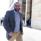 El secretario de Cultura y Movimientos Sociales del PSOE, Ibán García, declara en los Juzgados de León en un proceso por discriminación laboral-Ical