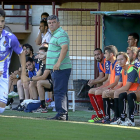 Onésimo, junto al banquillo del Toledo en el partido de pretemporada que le enfrentó al Valladolid.-MIGUEL ÁNGEL SANTOS