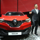 El presidente de Renault, Carlos Ghosn en Saint-Denis, en la puesta de largo del nuevo crossover Kadjar-Miriam Chacón / Ical