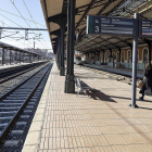 El andén tres se abre desde mañana a la posibilidad de ubicar trenes de Alta Velocidad.-P. REQUEJO/ PHOTOGENIC