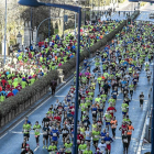 Miles de corredores participan en la San Silvestre del pasado año.-PABLO REQUEJO