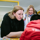 Isabel Blanco visita en Soria la Residencia de Acogida Marillac. | ICAL