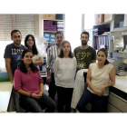 Miembros del equipo de investigación de Isidro Sánchez-García, en el Centro del Cáncer de Salamanca.-E. CARRASCAL