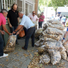 La Unión de Campesinos de Castilla y León (UCCL) dona 4.000 kilos de patatas al Banco de Alimentos de Valladolid y a la Asociación Entrevecinos de Valladolid-Ical