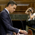 Sánchez, en el Congreso.-