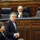 El diputado del Partido Popular por Valladolid, Tomás Burgos, durante la votación para elegir al nuevo presidente del Congreso de los Diputados-Ical