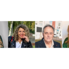 Lucía Castro (IL), Yolanda Lanza (PSOE), Avelino Álvarez (PP) y Isabel Pérez (Vox). -E.M.