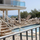 Vivienda de los terroristas en Alcanar, en la urbanización Montecarlo, que saltó por los aires al estallar los explosivos que manejaban-ACN / ANNA MAYOR