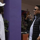 Stiven Plaza y Ronaldo Nazário conversan en las instalaciones del Independiente del Valle.-PRESS SOUTH