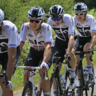 El Team Sky en competencia.-EL PERIÓDICO