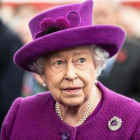 Isabel II, este miércoles en un acto en el sur de Londres.-AFP / RICHARD POHLE