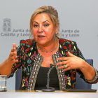 Rosa Valdeón, en una imagen de archivo cuando compareció para explicar su anterior positivo por alcoholemia.-J. M. LOSTAU