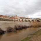 Río Duero a su paso por la localidad vallisoletana de Tordesillas-ICAL