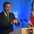 David Cameron, durante una rueda de prensa en Gales, el pasado 5 de septiembre.-Foto: LEON NEAL