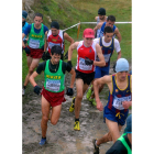 El atleta segoviano Javier Guerra en el en el X cross de Atapuerca.-ICAL