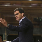Albert Rivera, el pasado 17 de julio en el Congreso de los Diputados.  /-DAVID CASTRO