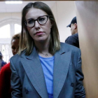 La presentadora y candidata Ksenia Sobchak.-REUTERS / SERGEI KARPUKHIN
