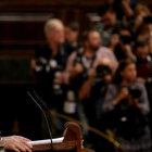 El presidente del Gobierno, Mariano Rajoy, en una reciente intervención en el Congreso.-JOSÉ LUIS ROCA