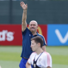 Cherchesov, en un entrenamiento de la selección rusa.-HASSAN AMMAR