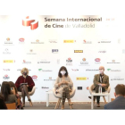Ana Redondo, Javier Angulo y Guillaume Rousseau.