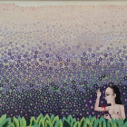 'Media mujer en campo violeta' (1970), de la artista salmantina Isabel Villar. | ICAL