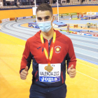 Mateo de Castro con la medalla de oro en Valencia. / CAV