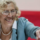 La alcaldesa de Madrid, Manuela Carmena, este martes.-Foto: EMILIO NARANJO