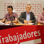 os secretarios regionales de CCOO, Ángel Hernández, y UGT, Agustín Prieto, presentan un Decálogo Sindical de cara al próximo debate de investidura-Ical