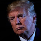 El presidente Donald Trump ha aplicado este jueves aranceles del 25% a China.-BRENDAN SMIALOWSKI (AFP)