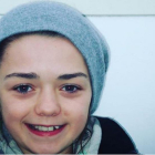 Maisie Williams durante el primer rodaje de Juego de Tronos-INSTAGRAM
