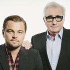 Leonardo DiCaprio y Martin Scorsese, en una foto promocional de la película El lobo de Wall Street (2013).-VICTORIA WILL (INVISION (AP)