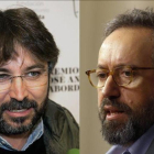 Jordi Évole y Juan Carlos Girauta.-