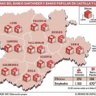 Oficinas del Banco Santander y Banco Popular en Castilla y León-EL MUNDO