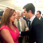 Silvia Clemente y Pablo Casado, en una imagen de archivo.-ICAL