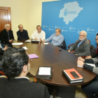 Reunión en el Consejo Comarcal de los diferentes agentes sociales y políticos del Bierzo para analizar la situación de la generación de energía térmica en la comarca.-ICAL