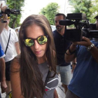 La sobrina de Isabel Pantoja, Anabel Pantoja, a su llegada este jueves al Hospital Infanta Luisa.-Foto: EFE / JOSÉ MANUEL VIDAL
