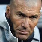 Zinedine Zidane, técnico del Madrid.-AFP