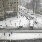 La ciudad de Burgos cubierta por la nieve durante el temporal-El Mundo