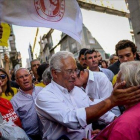 António Costa, ayer en un acto de campaña en el Chiado lisboeta.-PATRICIA DE MELO MOREIRA / AFP