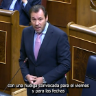 Intervención de Óscar Puente en el Congreso de los Diputados. E.M.