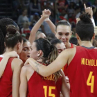 La selección femenina de baloncesto, medalla de plata en los Juegos de Río.-EFE / ELVIRA URQUIJO
