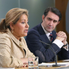 Rosa Valdeón en el Consejo de Gobierno.-ICAL